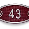 Schnalle Aluminium Fire Rot Nr. 43-0