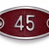 Schnalle Aluminium Fire Rot Nr. 45-0