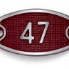 Schnalle Aluminium Fire Rot Nr. 47-0