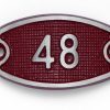 Schnalle Aluminium Fire Rot Nr. 48-0