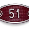 Schnalle Aluminium Fire Rot Nr. 51-0