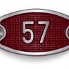 Schnalle Aluminium Fire Rot Nr. 57-0