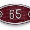 Schnalle Aluminium Fire Rot Nr. 65-0