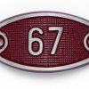 Schnalle Aluminium Fire Rot Nr. 67-0