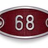 Schnalle Aluminium Fire Rot Nr. 68-0