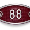 Schnalle Aluminium Fire Rot Nr. 88-0